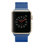 Apple Watch Series 2 - 38mm, WiFi - Gold with Blue Milanese Loop - Scratch & Dent