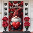 thumbnail image 6 of Pink Valentine's Banner Rose Decor Romantic Backdrop Heart Pattern Cherry Blossom Design Heart Background for Valentine's Party Romantic Date Anniversary Celebration, 6 of 6