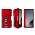 thumbnail image 2 of For Samsung Galaxy Z Fold 7 Case Heavy Duty Military Grade Protection,Camera Lens Slide Protection & 360°Rotate Magnetic Car Mount Holder Kickstand Rugged Shockproof Drop Hard Shell,Red, 2 of 11