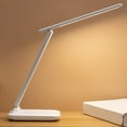 thumbnail image 1 of Folding Lamp Color Temperature Brightness Adjustable Eye Caring Touch Desk Lamp for Study Dorm Plug in, 1 of 10