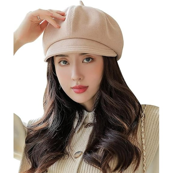 Newsboy Hats for Women, Women Trucker Hat Beret Newsboy Caps Retro Fashion Winter Hats for Women