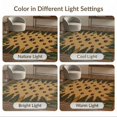 thumbnail image 7 of ODIKA 8'x10' Washable Area Rug Durable, Non-Slip Bear Paw Print Woodland With Vintage Wood Grain Forest Border for Living Room, Under Sectional, Family, 7 of 7
