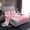 Black Pink Grey, variant on Homewish Animal Leopard Cheetah Print 3pcs Twin Sheet Sets For Teens Adults,Bling Glitter Twin Fitted Sheet,Abstract Gradient Breathable Flat Sheet,Breathable Home Decor