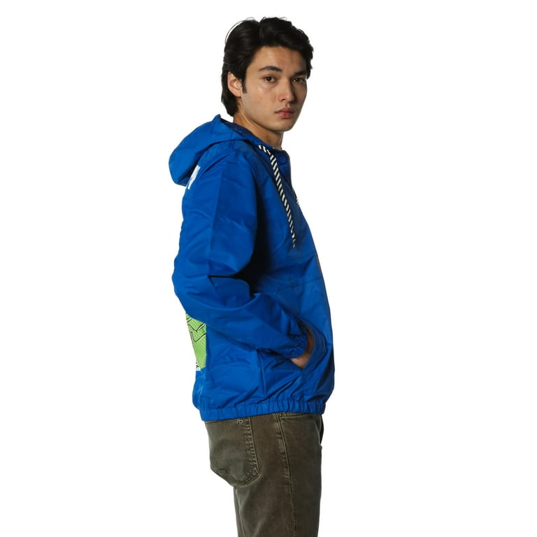 【NICK&NICOLE】 UNISEX HOODY WINDBREAKER OVERFIT JACKET Lightweight Pullover Windbreaker Anorak Jacket | Independent