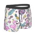 thumbnail image 3 of Naloa Summer with Flamingo Print Mens Underwear - Boxers for Men, Classic Briefs for Men, 3 of 9