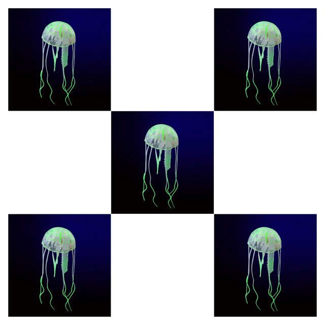 Billuyoard Efecto Brillante Acuario Flotante Jalea Decoración para Pecera, Regalos Type5 NO5 Billuyoard CBP259018
