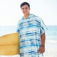 thumbnail image 7 of Catalonia Microfiber Surf Poncho,Water Absorbent Changing Towel Robe,Aqua, 7 of 7