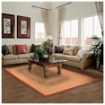 thumbnail image 2 of Natural Classic Jute Indoor Area Rug by Blue Nile Nills - 2' x 3', Rust, 2 of 3
