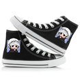 thumbnail image 3 of Zapatillas de lona de caña alta de One Piece Luffy Zoro Chopper Nami Sanji, zapatillas casuales de dibujos animados para parejas, zapatillas de estudiante, periféricos de animación, 3 of 5