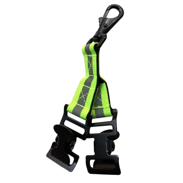 Correa para guantes de bombero Equipo de protección para bomberos con soporte de hebilla Conveniente, Verde