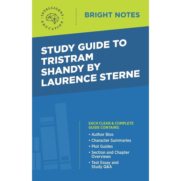 Bright Notes Study Guide to Tristram Shandy by Laurence Sterne, (Paperback)