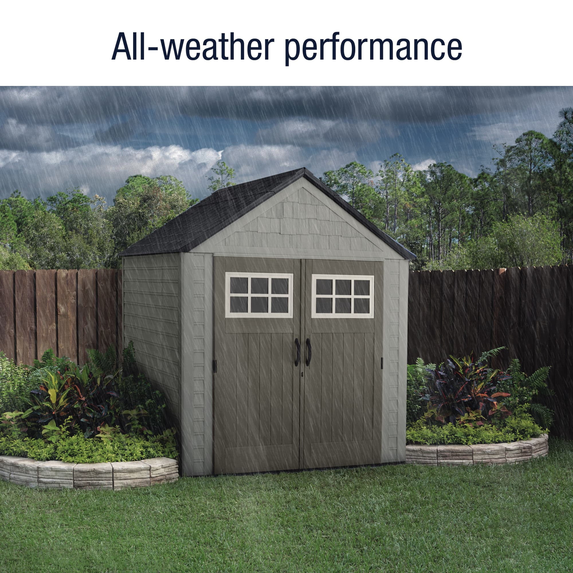 Rubbermaid 7 ft. x 7 ft. Shed