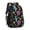 Mushroom and Psychedelic, variant on Mushroom and Psychedelic Black Backpack for School, Cute School Bag with Adjustable Shoulder Straps and Padded Back, 16.9"x12.6"x5.9"