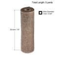 thumbnail image 2 of Unique Bargains PP Burlap Mesh 10' x 5 Yards Decorative Wrapping Ribbon, Flaxen 1 Roll, 2 of 5