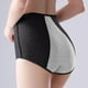thumbnail image 2 of Braguitas sanitarias menstruales para mujer a prueba de fugas por delante y por detrás: cintura alta, entrepierna pura, tallas grandes, reutilizables y resistentes a las fugas para uso diurno y noc, 2 of 4