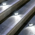 thumbnail image 5 of Solar Powered Stair Step Lights Outdoor Waterproof for Patio Steps Garden Stairs with 2 Color Options LED Illumination for Walkway Yard Deck and Pathway, 5 of 8