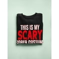 thumbnail image 3 of My Scary Sober Costume Sweatshirt Women -Smartprints Designs, Female 4X-Large, 3 of 4