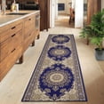 thumbnail image 6 of Runner Rug, Moroccan Geometric Trellis Area Rug, Hallway Entry Retro Accent Rug, 6 of 7