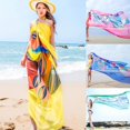 thumbnail image 4 of Lady Sexy Beach Chiffon Sarongs Hawaiian Swimsuit Cover-up Wraps Hibiscus Print Plus Size Swim Bikini Scarf, 4 of 4
