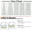 thumbnail image 2 of 2PC Front Closure Bras for Women Floral Lace Embriodery Full Coverage Push Up Sleep Comfort Wireless Seamless Everyday Bra,Multicolor 5,38 B, 2 of 4