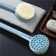 thumbnail image 2 of Cepillo De Baño De Plástico De Doble Cara Multifuncional Ergonómico Con Masajeador Ergonómico Cepillo De Ducha Masajeador Para Baño De Hotel En Casa Cateissary HA027845-02, 2 of 7