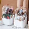 2024 Makeup Brush Storage Box With Advanced Rotating Brush Cylinder