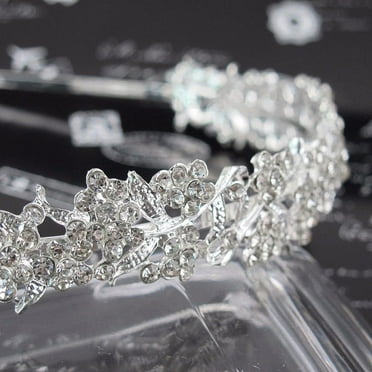 Wedding Crystal Flower Headband Hairband- Bride Bridesmaid Bridal Tiara s P4S3