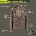 thumbnail image 3 of Mossy Oak Elements Youth Sherpa Lined Waterproof Hunting Jacket, Mossy Oak New Bottomland, Size Extra Large, 3 of 5