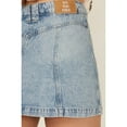 thumbnail image 4 of Free People Women's Midnight Sun Medium Wash Denim Skort Blue 29, 4 of 4