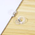thumbnail image 1 of DPTALR Clear Binder Clips Long Tail Document Clips Stationery Clamps Receipt Organizer Clips Snack Bag Sealer Clips, 1 of 7