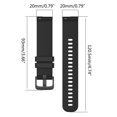 thumbnail image 4 of Correa transpirable para Galaxy Watch4 Classic, resistente al sudor y a los arañazos, color negro, 4 of 5