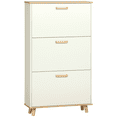 thumbnail image 1 of HOMCOM Armoire de Rangement pour Chaussures 12 Paires avec Tiroirs Basculants pour Entrée Blanc, 1 of 10