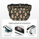 thumbnail image 5 of Easygdp Cute Puppy Fanny Packs para Mujeres y Hombres, Bolsa de Cinturón, Bolsos de Cruz para Trabajo/Correr/Senderismo, 5 of 9