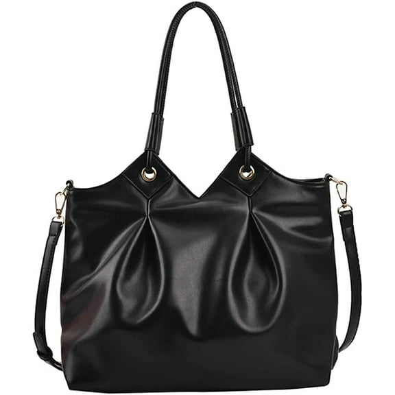 CoCopeaunt Women Fashion Tote Handbag Faux PU Leather Shoulder Bag Purse Large Capacity