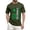 Army Green, variant on Men's St. Patrick's Day Shamrock T Shirt Short Sleeve Casual Clover Graphic Tee