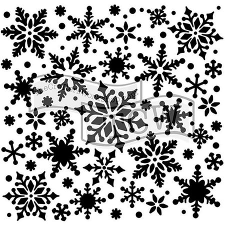 - 6 x 6 in. Doodling Templates, Snowflakes