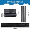 thumbnail image 2 of FGY Door Draft Stopper 38 Inch Adjustable Foam Door Draft Blocker with Adhesive One Sided, Reduce Noise, Cold Air, Wind, Fit for Interior/Exterior Doors (Black), 2 of 6