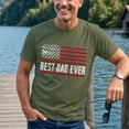 thumbnail image 4 of Jollimate Best Dad Ever Shirt, American Flag Shirt, USA Dad Shirt, Gift For Dad, Birthday Dad Gift, 4 of 6