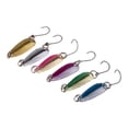 thumbnail image 2 of 6 Unids Cebos Biónico de Paillette Giratoria Gancho Lentejuela Anzuelo Pesca Mosca Aguilón Rig Cola Señuelos de pesca de metal duro, 2 of 7
