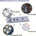 thumbnail image 4 of 6-in-1 Foldable Pilates Board with Timer - Multifunctional Reformer Kit for Gym, Studio & Travel, 4 of 11