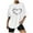 White, variant on DailyTrove Women's Heart Graphic Oversize T-Shirt - Short Sleeve Casual Tee, Cozy for Lounge & Outings