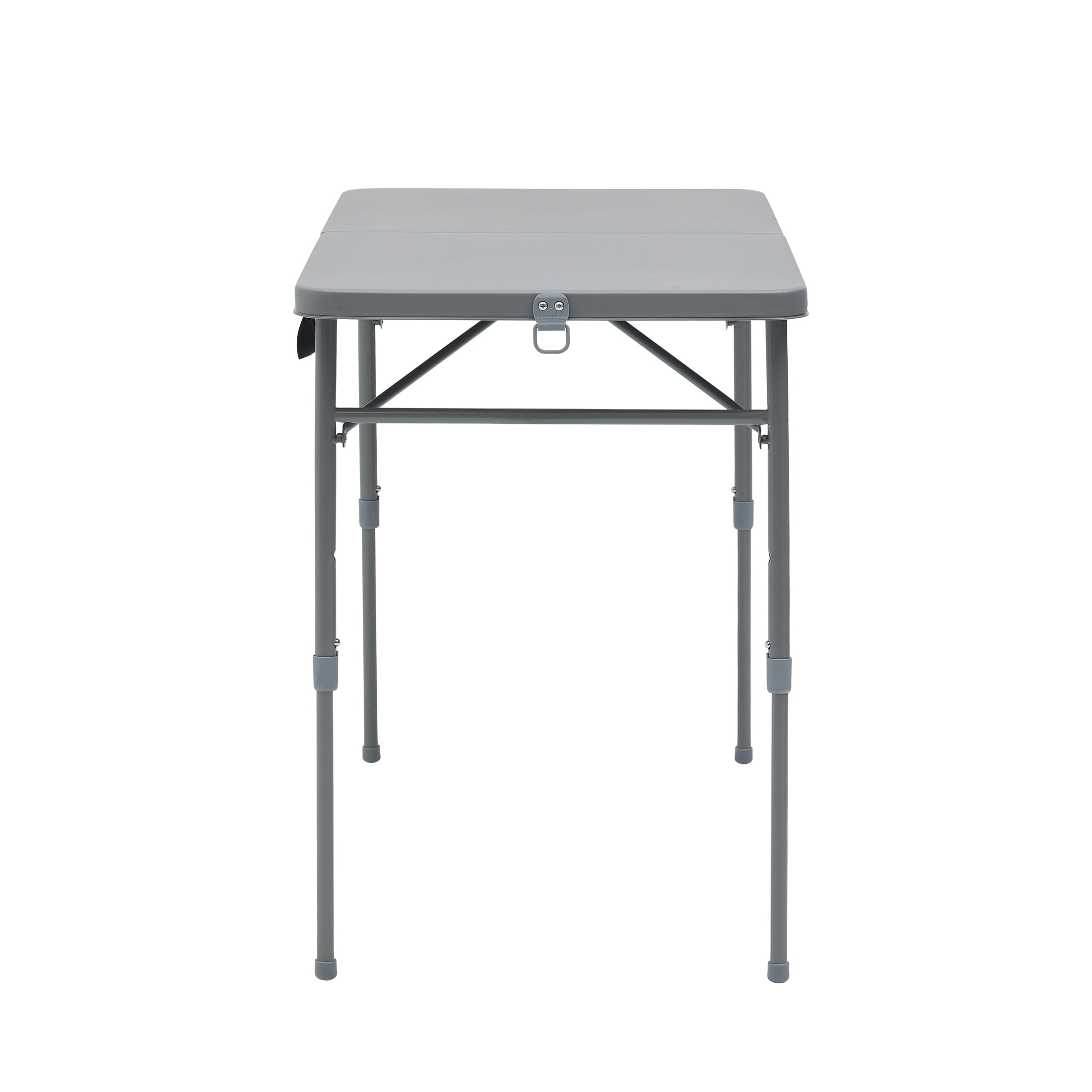Mainstays 40" Adjustable Height Centerfold Folding Table, Gray
