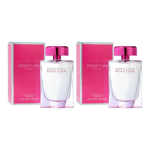 Pack of 2 New Kenneth Cole Reaction by Kenneth Cole, EDP Spray for Women 3.4 oz