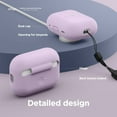 thumbnail image 6 of elago Silicone Case for Apple AirPods Pro 2nd Generation Case Cover (2022), Protective Case, Front LED Visible, Supports Wireless Charging [Lavender], 6 of 7