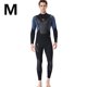 thumbnail image 2 of Traje de buceo Secado rápido Pantalones de manga larga de una sola pieza Sunprotection Manténgase al calentamiento para bucear Snorkeling Surfing Natación Negro / Gris 【M】 Yuarrent OD003281-12, 2 of 7