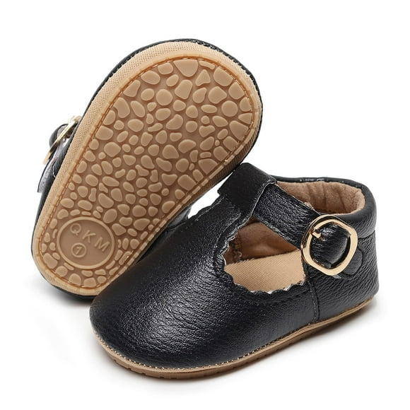 Zapatos de bebé HONGTEYA Mary Jane Flats, antideslizantes, suela suave