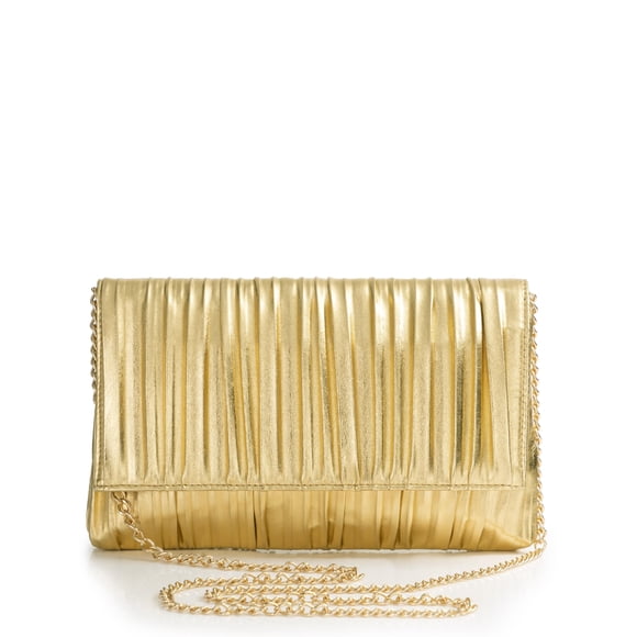 Bolso de noche BABEYOND con solapa plisada para mujer