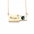 thumbnail image 1 of Tigres Félins Motifs Féroces Lettre Enveloppe Collier Pendentif Bijoux, 1 of 3
