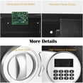 thumbnail image 3 of Resenkos 2-Layer Safe Deposit Box with Digital Keypad, 3 of 7