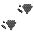 thumbnail image 4 of ZheElen 20Pcs Car Wheel Nut Caps Plastic Waterproof Auto Hub Screw Cover Thread Design Rims Exterior Decoration Good Sealing Grey 2Set, 4 of 6